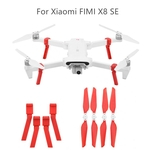 Landing Gear Tripod + dobr¨¢vel H¨¦lice Parte Para Xiaomi FIMI X8 SE RC Drone