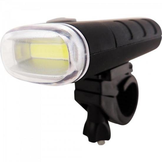 Lanterna Frontal LED P/ Bike Preto BRASFORT