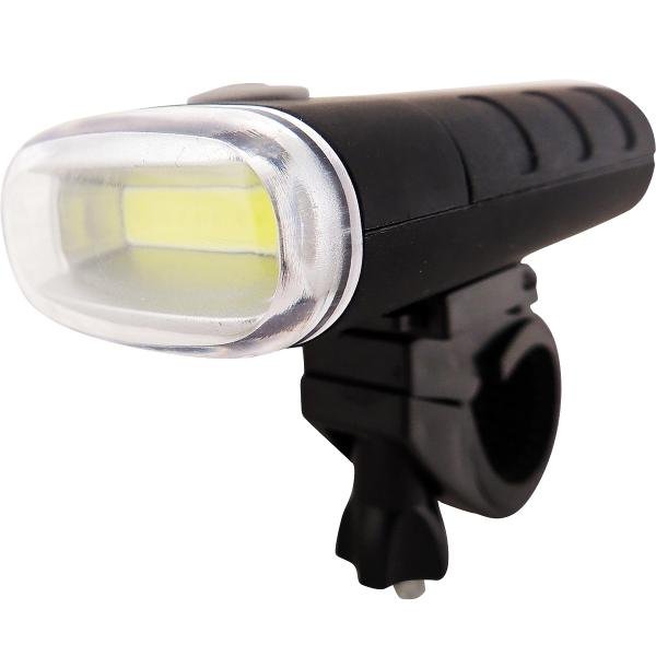 Lanterna Frontal LED P/ Bike Preto BRASFORT