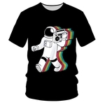 Lazer Hoaya T-shirt para homem Poliester Manga curta