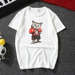 Lazer Hoaya T-shirt para homem Poliester Manga curta