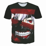 Lazer Hoaya T-shirt para homem Poliester Manga curta