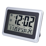Lcd Digital Despertador Relógio De Parede Tempo Data Ano Display De Temperatura
