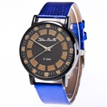 Leather Strap coreano Lady Student Casal Zhou Lianfa rel¨®gio de quartzo do rel¨®gio dos homens F3