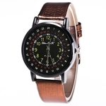 Leather Strap coreano Lady Student Casal Zhou Lianfa rel¨®gio de quartzo do rel¨®gio dos homens F3