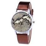 Leather Strap coreano Lady Student Casal Zhou Lianfa rel¨®gio de quartzo do rel¨®gio dos homens F3