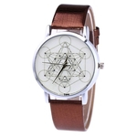 Leather Strap coreano Lady Student Casal Zhou Lianfa rel¨®gio de quartzo do rel¨®gio dos homens F3