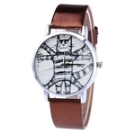 Leather Strap coreano Lady Student Casal Zhou Lianfa rel¨®gio de quartzo do rel¨®gio dos homens F3