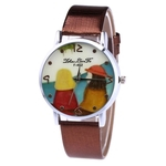 Leather Strap coreano Lady Student Casal Zhou Lianfa rel¨®gio de quartzo do rel¨®gio dos homens F3