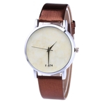 Leather Strap coreano Lady Student Casal Zhou Lianfa rel¨®gio de quartzo do rel¨®gio dos homens F3