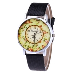 Leather Strap coreano Lady Student Casal Zhou Lianfa rel¨®gio de quartzo do rel¨®gio dos homens F3