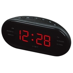 LED rádio-relógio com decoração Função presente Snooze (US Specification) alarm clock