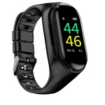 LEMFO M1 com fone de ouvido sem fio Smart Watch Monitor Da Taxa De CoraÃ§Ã£o Pulseira Inteligente