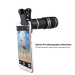 Lens Angle 18x Lente Phone Camera Lens 6,2 graus grande para iPhone Samsung