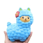 Lento Rebote Squishy Simulação Alpaca Bonito Crianças Espremer PU Descompressão Brinquedo