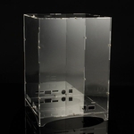 LEORY 8x8x8 512 CONDUZIU o Kit de Cubo de Luz 3D Caixa de Acrílico Caso de Espectro de Música Shell Para Exibição de Propaganda Produção Eletrônica