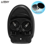 LEORY EUA Plug 2 Slots Carregador de bateria de célula tipo moeda para LIR2032 LIR2025 LIR2016 Adaptador de carregamento de baterias de célula tipo moeda