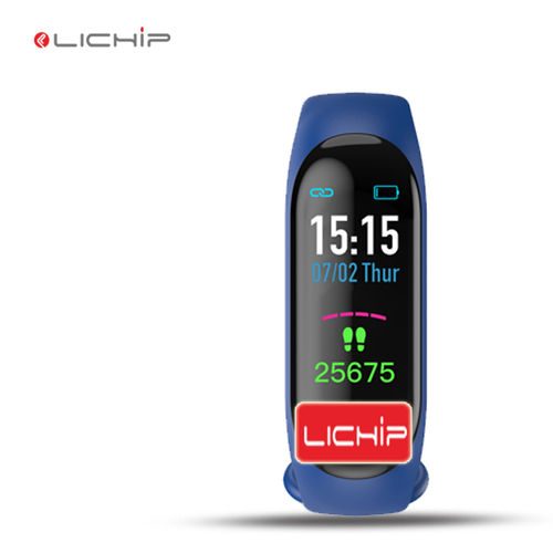 Lichip L214 Smart Pulseira Banda de Frequencia Cardiaca Pulseira de Tela Colorida M3 M3c M2 Pulseira Relogio Ip67 a Prova D 'agua