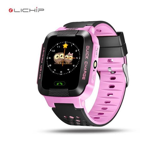 Lichip L325 Criancas Gps Relogio Inteligente Relogios Smartwatch Sos Rastreador Y21 Y21g Tela de Toque do Telefone Movel