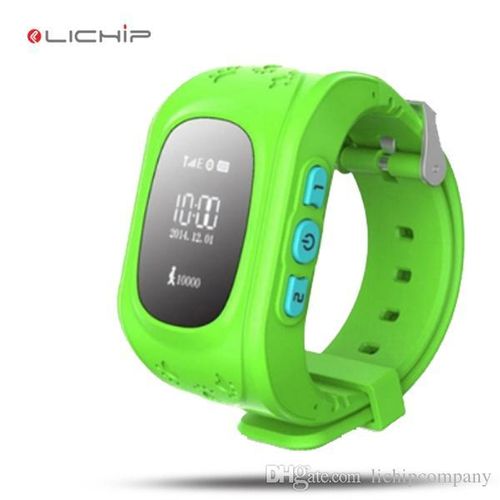 Lichip Relogio Inteligente para Criancas Q50 Sos Gps Relogios de Telefone Lcd com Sensor de Luz para o Telefone Movel