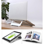 Liga de alumínio dobrável Bracket Laptop Cooling Base de dados portátil Notebook stand titular