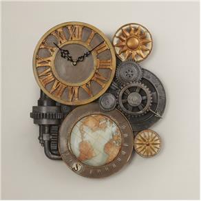 Lindo Relógio Vintage Oakland Gears Sculptural