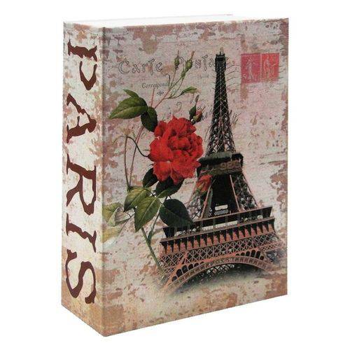Livro Caixa com Cofre Book Torre Eiffel Pequeno