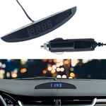 LOS Kit Digital Mini Car Luminous Relógio + Termômetro + voltímetro LED Clock Car Styling Lostubaky