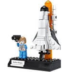 Série Aerospace montado Building Blocks lançamento de Rocket Rover Toy Satélite Lunar