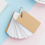 Lovable Pure Color Cartas Loose-leaf Botão Notebook Anel Mensagem Student Paper Supplie