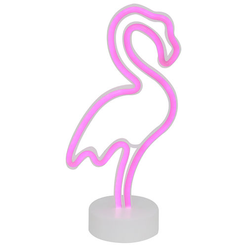 Luminária de Mesa Led Neon Flamingo