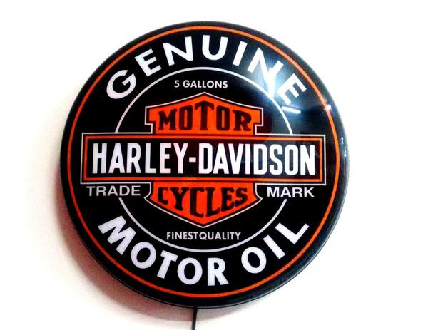 Luminoso de Parede Harley Davidson 40cm