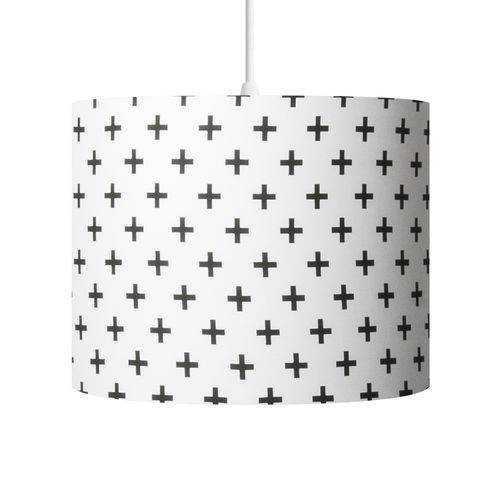 Lustre Cross Preto e Branco