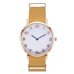 Luxo Nylon pulseira de relógio de quartzo Homens Moda Mulher Relógios relógio de quartzo K097-ME