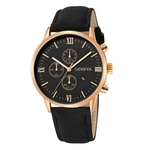 Fashion Geneva Men Date Alloy Case Synthetic Leather Analog Quartz Sport Watch