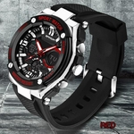 Luxury Mens LED Digital Sports Watch Waterproof Rubber Date Alarm Wrist Watch