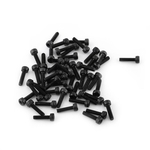 M3 Preto Hex Soquete Cap Head Screw Parafuso Set (M3 * 12 milímetros, totalmente rosqueada, 50pcs)