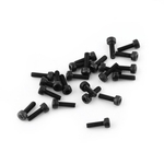 M3 Preto Hex Soquete Cap Head Screw Parafuso Set (M3 * 10mm, totalmente rosqueada, 24pcs)