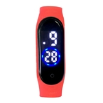 M4 Touch Movement Diving Swimming Fitness Smart LED Bracelet with Month Day Time Display