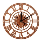 Madeira Retro criativo Relógio de parede Relógio de parede Quarto Sala