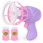 Magic Bubble Blower máquina elétrica automática fabricante de bolha Mini Fan Crianças Outdoor Brinquedos Fontes do casamento