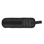 Magnetic Ferramenta pulseira bolsa bolsa de pulso bolso ímã prego parafuso do suporte (Black)