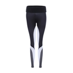 Malha padrão da cópia Leggings fitness Leggings For Women Sporting Workout Leggins Elastic Magro Preto brancas calças Calças