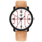 Hot Man Leather Watch Whatever Late Anyway Letter Watches Pointer glow