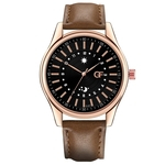 Hot Man Leather Watch Whatever Late Anyway Letter Watches Pointer glow