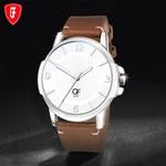 Hot Man Leather Watch Whatever Late Anyway Letter Watches Pointer Glow