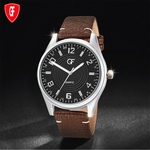 Hot Man Leather Watch Whatever Late Anyway Letter Watches Pointer Glow