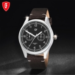 Hot Man Leather Watch Whatever Late Anyway Letter Watches Pointer Glow