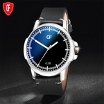 Hot Man Leather Watch Whatever Late Anyway Letter Watches Pointer Glow