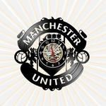 Manchester United Times Futebol Europeu Vinil Decoração